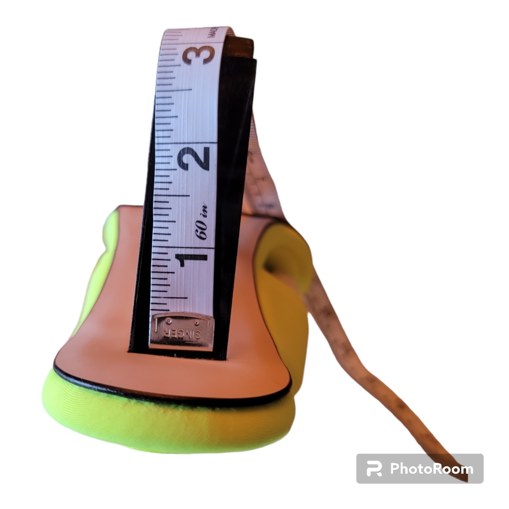 Good American Cinder F*cking-Rella Thong Sandal Chartreuse Size 13 GA077N-X NIB - Picture 16 of 16
